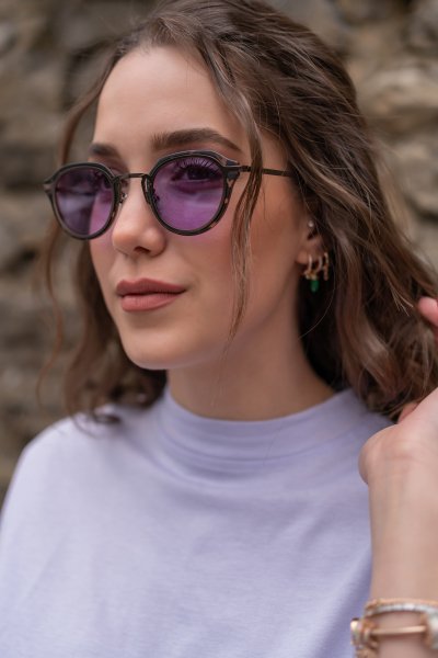 Chila Leopar Mor Güneş Gözlüğü