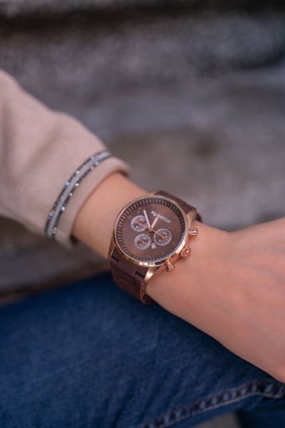 My Watch Kahverengi Silikon Kordon Saat