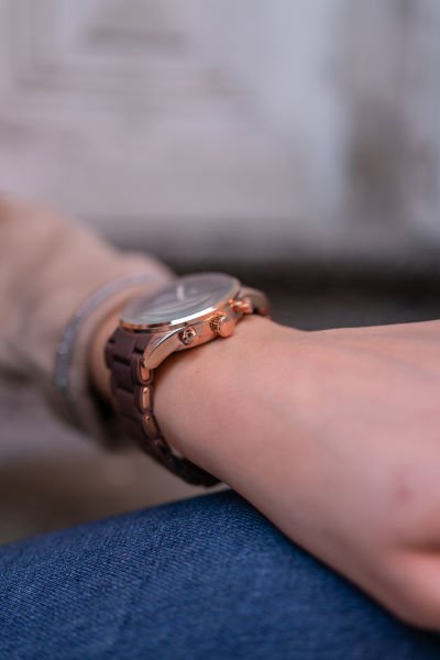 My Watch Kahverengi Silikon Kordon Saat