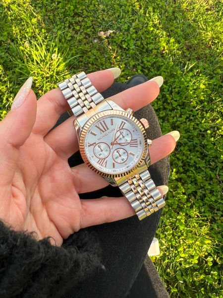 MKR Gümüş Rose Metal Kordon Saat