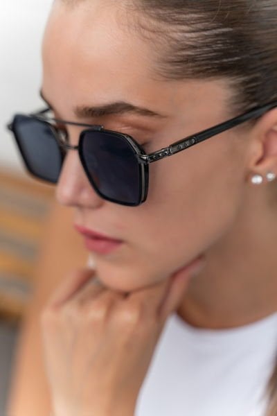 Oliv Full Siyah Unisex Güneş Gözlüğü